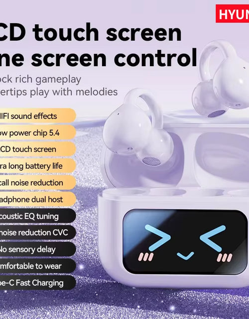 Load image into Gallery viewer, EchoGrip™ M100 ENC Ear Clip Earphones – Style, Sound, and Smart Control
