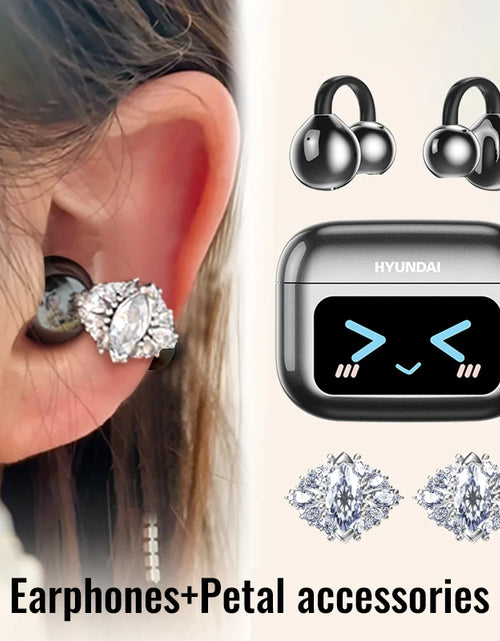 Load image into Gallery viewer, EchoGrip™ M100 ENC Ear Clip Earphones – Style, Sound, and Smart Control
