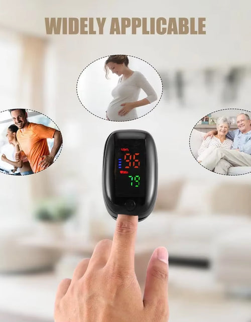 Load image into Gallery viewer, LK89 Finger Pulse Oximeter Medical Portable Blood Oxygen Oxymetre Heart Rate Saturation Meter OLED Oximetro De Dedo LED Display
