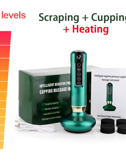 Load image into Gallery viewer, SculptEase™ Magnetic Cupping Massager: Rechargeable Body &amp; Cellulite Scraping Machine

