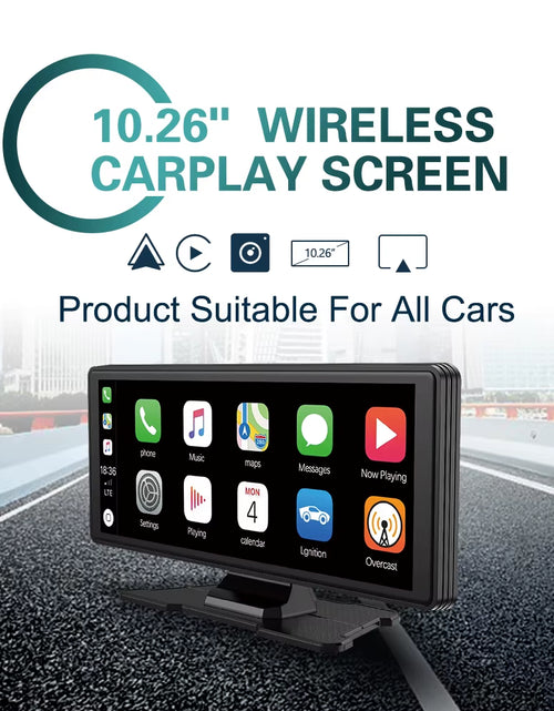 Load image into Gallery viewer, Drive Smart: 10.26-Inch Wireless CarPlay &amp; Android Auto Multimedia Video Player
