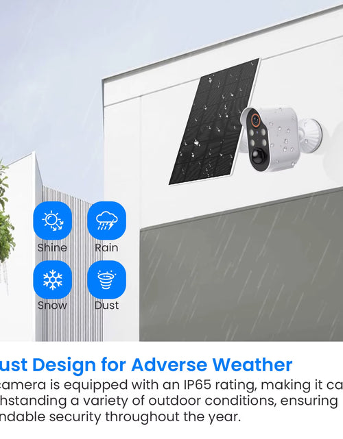 Load image into Gallery viewer, SunGuard 360: Solar-Powered WiFi PTZ Security Camera with 1080P HD Surveillance
