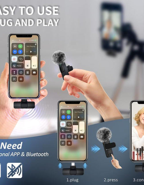 Load image into Gallery viewer, 2-Pack Wireless Lavalier Clip-On Microphones
