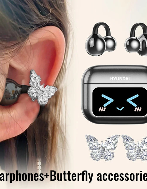 Load image into Gallery viewer, EchoGrip™ M100 ENC Ear Clip Earphones – Style, Sound, and Smart Control
