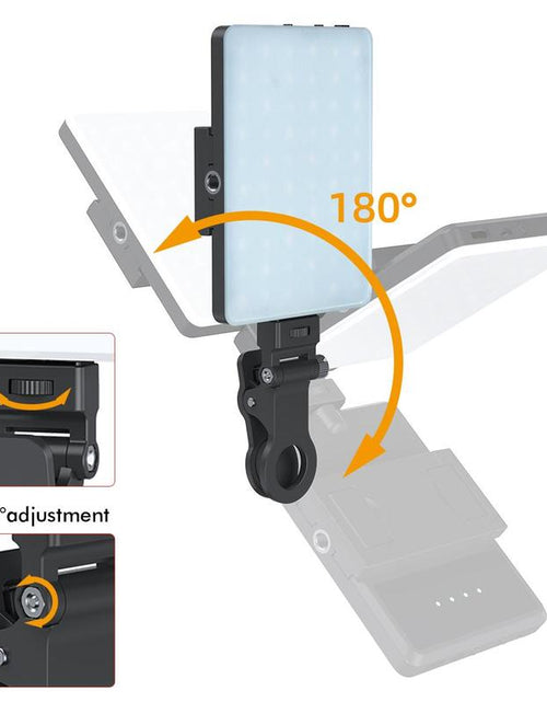 Load image into Gallery viewer, Portable Rechargeable LED Clip-On Selfie Light

