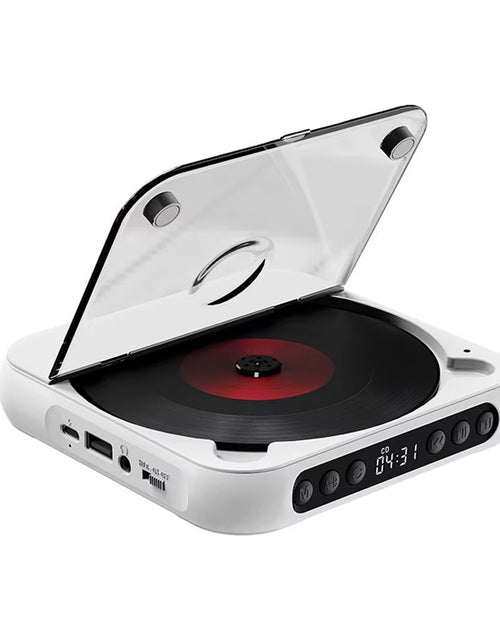 Load image into Gallery viewer, SpinWave™ Portable CD &amp; Bluetooth Music Player – Classic Sound Meets Modern Freedom
