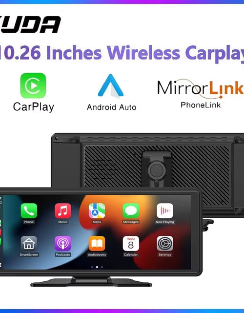 Load image into Gallery viewer, Drive Smart: 10.26-Inch Wireless CarPlay &amp; Android Auto Multimedia Video Player
