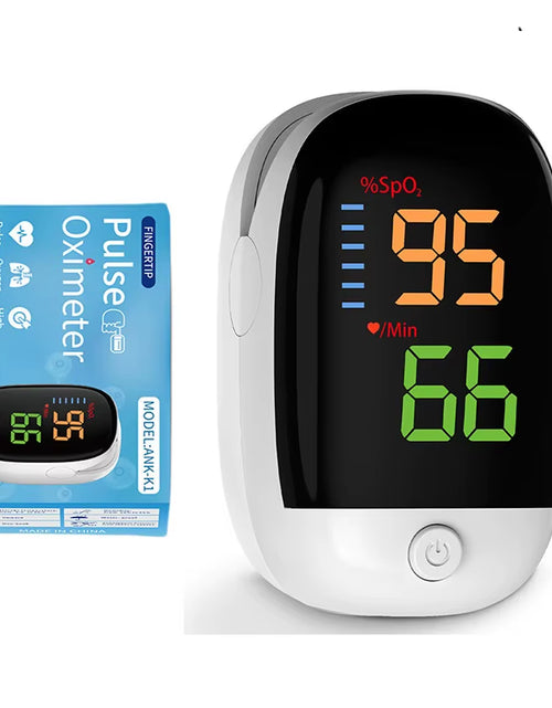 Load image into Gallery viewer, LK89 Finger Pulse Oximeter Medical Portable Blood Oxygen Oxymetre Heart Rate Saturation Meter OLED Oximetro De Dedo LED Display
