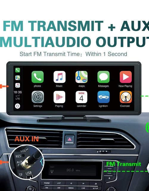 Load image into Gallery viewer, Drive Smart: 10.26-Inch Wireless CarPlay &amp; Android Auto Multimedia Video Player
