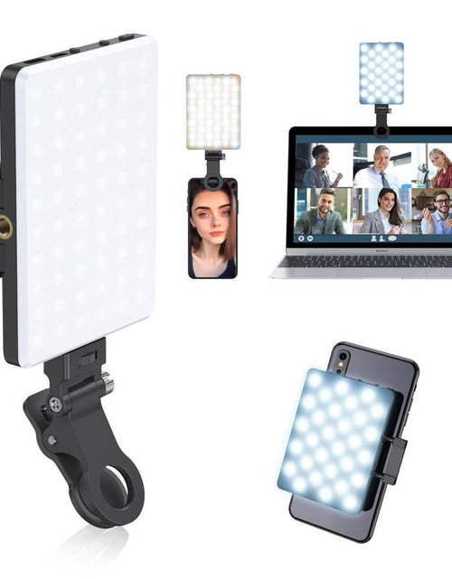 Load image into Gallery viewer, Portable Rechargeable LED Clip-On Selfie Light
