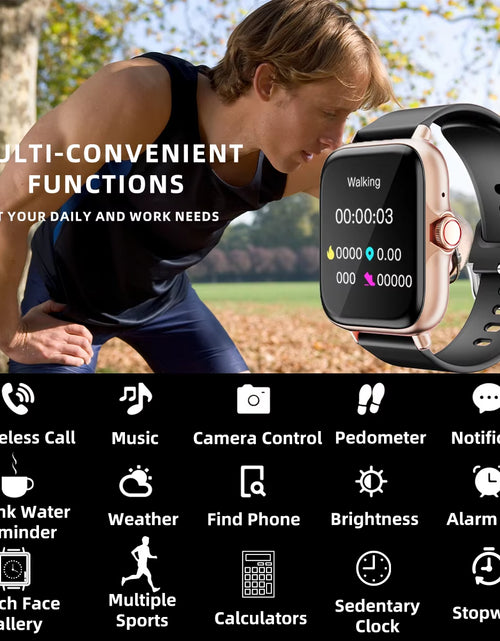 Load image into Gallery viewer, AquaSync™ 1.83” SmartWatch – Power, Style, and Control at a Glance

