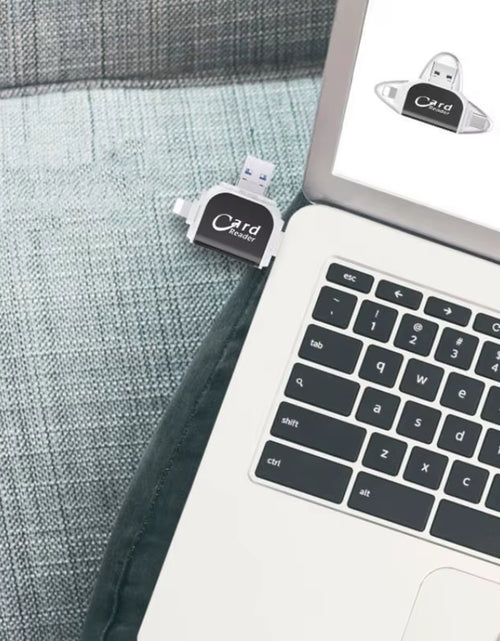 Load image into Gallery viewer, 4-in-1 Card Reader Adapter – Instantly Access Your Camera Shots Anywhere
