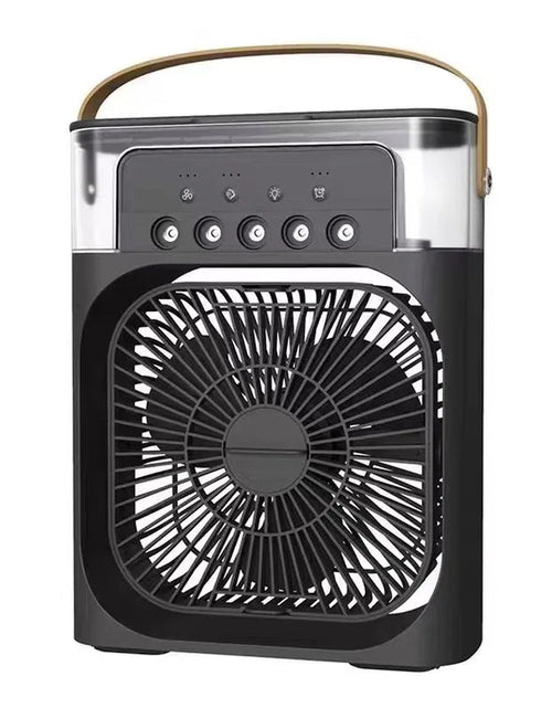 Load image into Gallery viewer, Portable Fan Air Conditioners USB Electric Fan Air Cooler LED Night Light Water Mist Fun 3 in 1 Air Humidifier for Home
