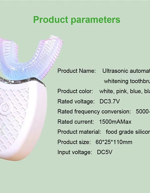 Load image into Gallery viewer, SonicGlow™ 360° Electric Toothbrush: USB Rechargeable Automatic Toothbrush for Deep, Effortless Cleaning
