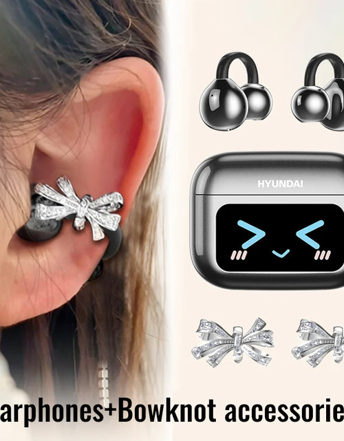 Load image into Gallery viewer, EchoGrip™ M100 ENC Ear Clip Earphones – Style, Sound, and Smart Control
