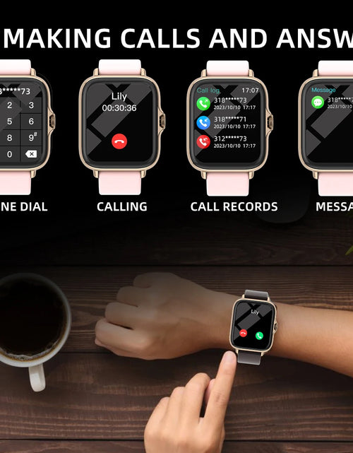 Load image into Gallery viewer, AquaSync™ 1.83” SmartWatch – Power, Style, and Control at a Glance
