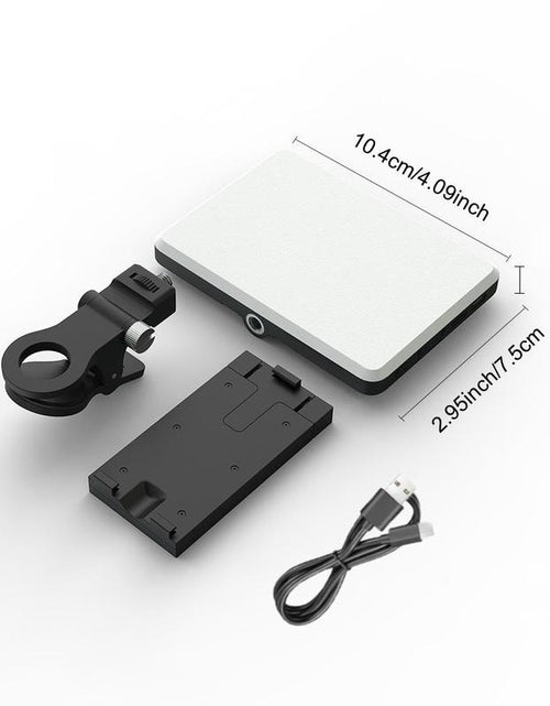 Load image into Gallery viewer, Portable Rechargeable LED Clip-On Selfie Light
