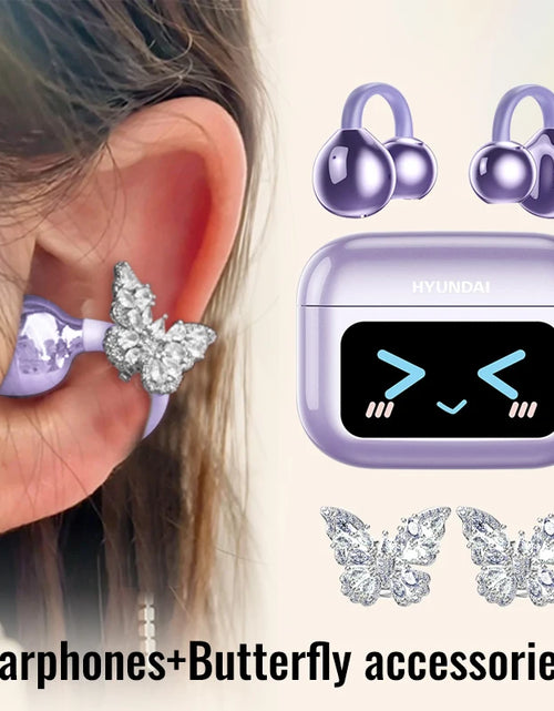 Load image into Gallery viewer, EchoGrip™ M100 ENC Ear Clip Earphones – Style, Sound, and Smart Control
