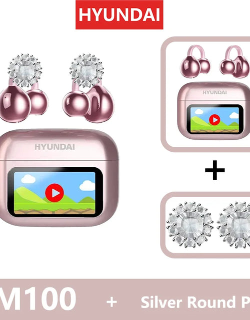 Load image into Gallery viewer, EchoGrip™ M100 ENC Ear Clip Earphones – Style, Sound, and Smart Control
