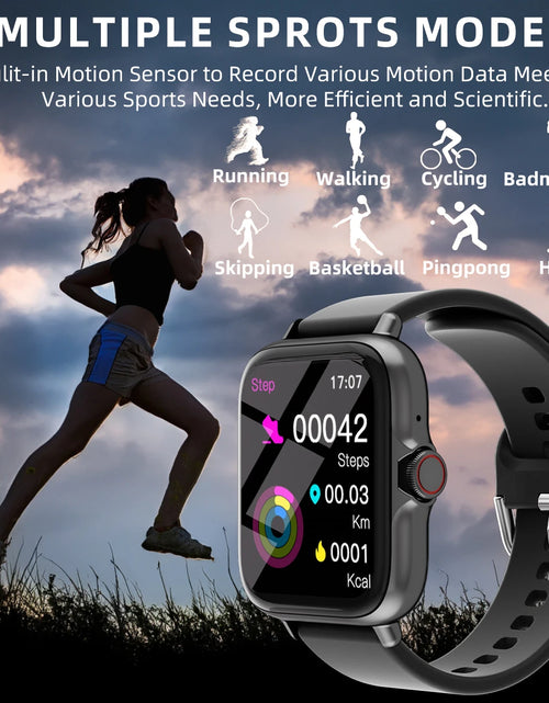 Load image into Gallery viewer, AquaSync™ 1.83” SmartWatch – Power, Style, and Control at a Glance
