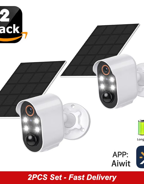 Load image into Gallery viewer, SunGuard 360: Solar-Powered WiFi PTZ Security Camera with 1080P HD Surveillance
