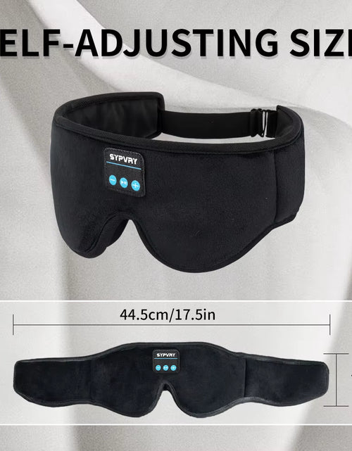 Load image into Gallery viewer, DreamTune 3D: Bluetooth Sleep Mask with Wireless Headset &amp; Adjustable Eye Cover
