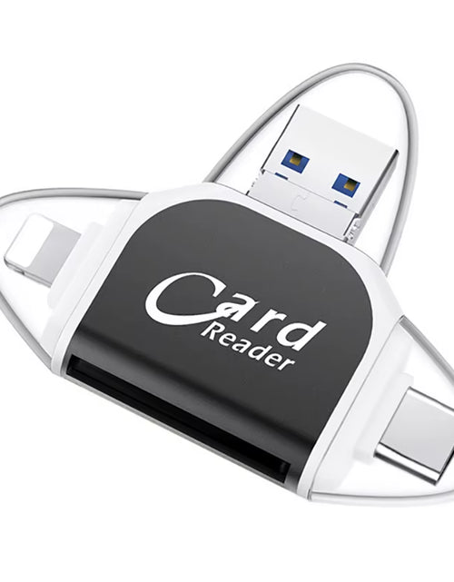 Load image into Gallery viewer, 4-in-1 Card Reader Adapter – Instantly Access Your Camera Shots Anywhere
