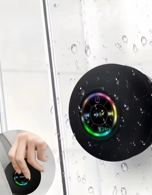 Load image into Gallery viewer, AquaBeat Mini: Waterproof LED Bluetooth Speaker with Powerful Sound &amp; Suction Cup Mount

