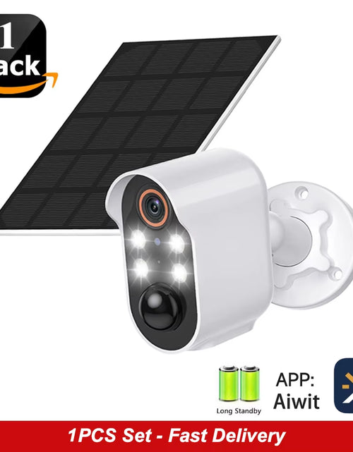 Load image into Gallery viewer, SunGuard 360: Solar-Powered WiFi PTZ Security Camera with 1080P HD Surveillance

