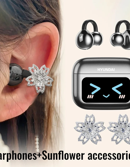 Load image into Gallery viewer, EchoGrip™ M100 ENC Ear Clip Earphones – Style, Sound, and Smart Control

