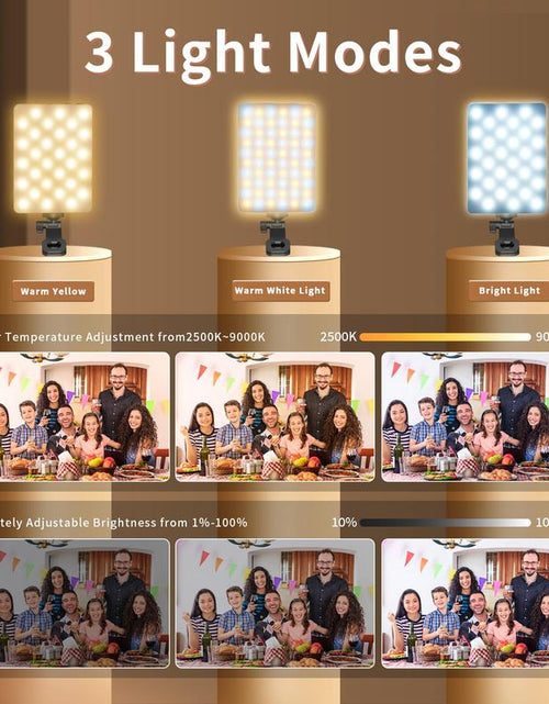 Load image into Gallery viewer, Portable Rechargeable LED Clip-On Selfie Light
