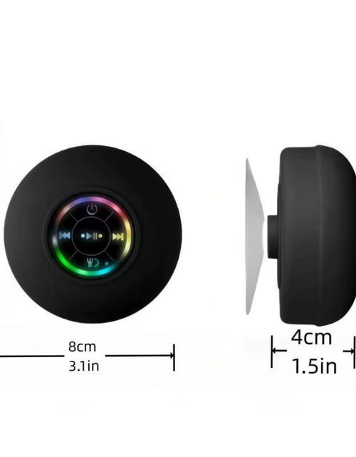 Load image into Gallery viewer, AquaBeat Mini: Waterproof LED Bluetooth Speaker with Powerful Sound &amp; Suction Cup Mount
