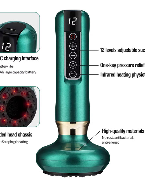 Load image into Gallery viewer, SculptEase™ Magnetic Cupping Massager: Rechargeable Body &amp; Cellulite Scraping Machine
