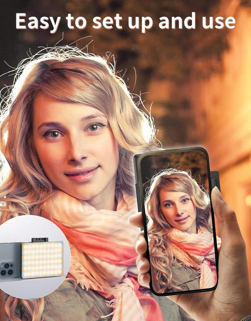 Load image into Gallery viewer, Portable Rechargeable LED Clip-On Selfie Light
